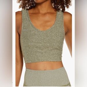 Zella heathered green shorts M & tank S